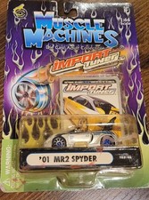Muscle Machines Import Tuner 2001 01 Toyota Mr2 Spyder 164 Diecast T03-46 Moc