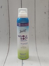 Secret Whole Body Deodorant Spray for Women, White Tea  Jasmine Scent, 3.5 oz