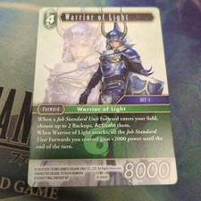 Final Fantasy TCG Opus VIII LP Warrior of Light 8-048H