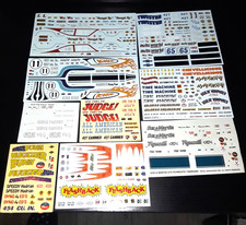 125 Scale Model Car Parts Assorted Decals Drag 4