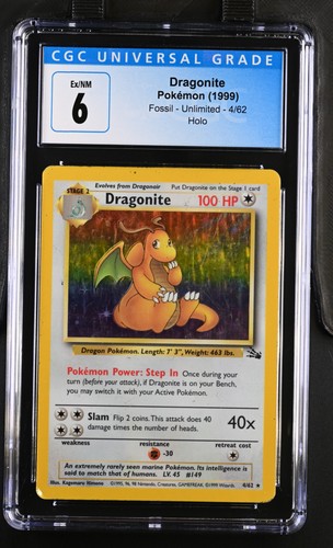 Dragonite (Unlimited) graded CGC 6 for sale on eBay