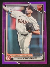 2024 Bowman -  Prospects Purple /250 #BP-15 Ryan Vanderhei (RC)
