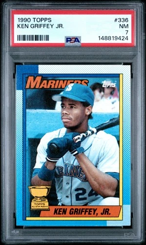 148819424 Ken Griffey, Jr 1990 Topps #336 PSA 7