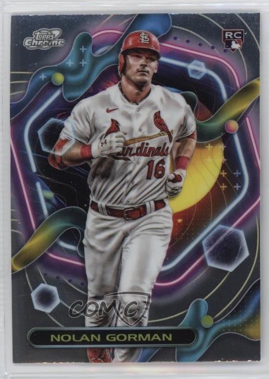 2023 Topps Cosmic Chrome Nolan Gorman #16 Rookie RC 1u6
