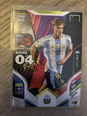 NICO PAZ, RS 1, RISING STARS, PANINI FIFA 365 2026 Argentinien