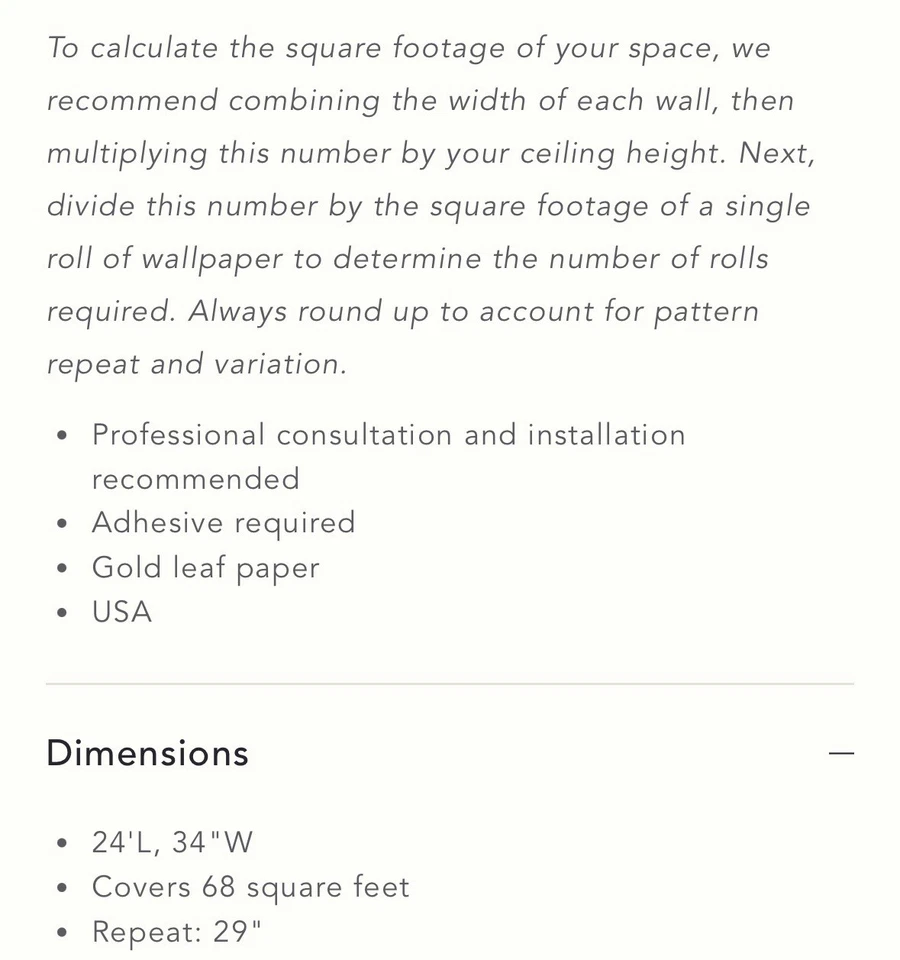 Anthropologie Wallquest бонсай цветочный золотой лист обои новый с Ярлыками все натуральные - Изображение 4 из 4