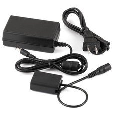 AC Adapter for Sony AC-PW20 ACPW20 Alpha NEX-5 a7 SLT-A55VL NEX-3K w/ DC coupler