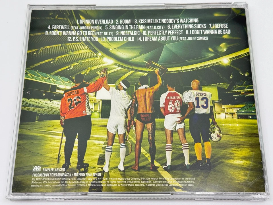 [CD] Simple Plan Taking One For The Team Japan Import Bonus Tracks WPCR-17073 - Image 3 of 3