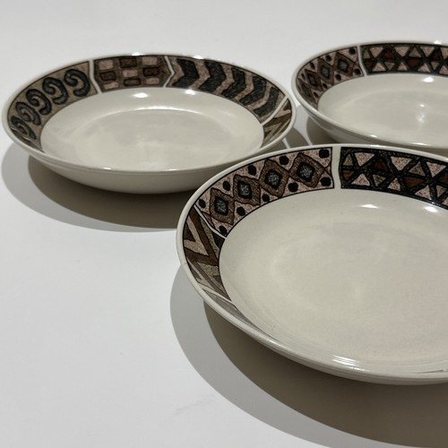 Set of 3 Majesticware Sakura Crete Soup Cereal Bowls Stoneware Zipkin FREE SHIP - Picture 5 of 10