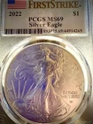 2022 American Eagle Silver (.999) Dollar PCGs MS 69   (12)