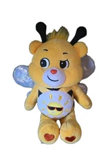 Care Bears 9" Funshine Bee Bear Plush Sparkle Wings Collectible Soft Toy #D
