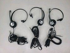 Wantek 600QF USB Headset with Microphone  in-line Control Lot Of 3 TESTED 