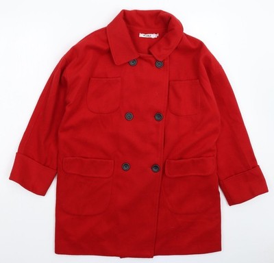 Nicole Damen Jacke Mantel rot Größe XL
