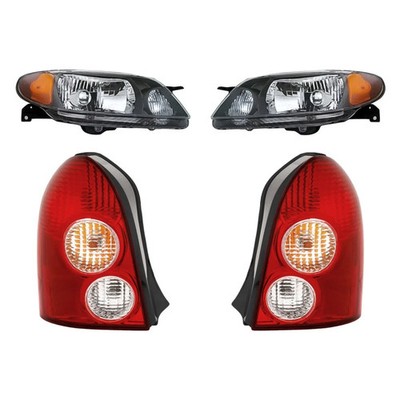 For Mazda Protege5 02-03 4-Piece Kit (Driver and Passenger Side Headlights,