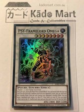 PSY-Framelord Omega RA02-EN028 Super Rare 1st Edition YuGiOh TCG Card