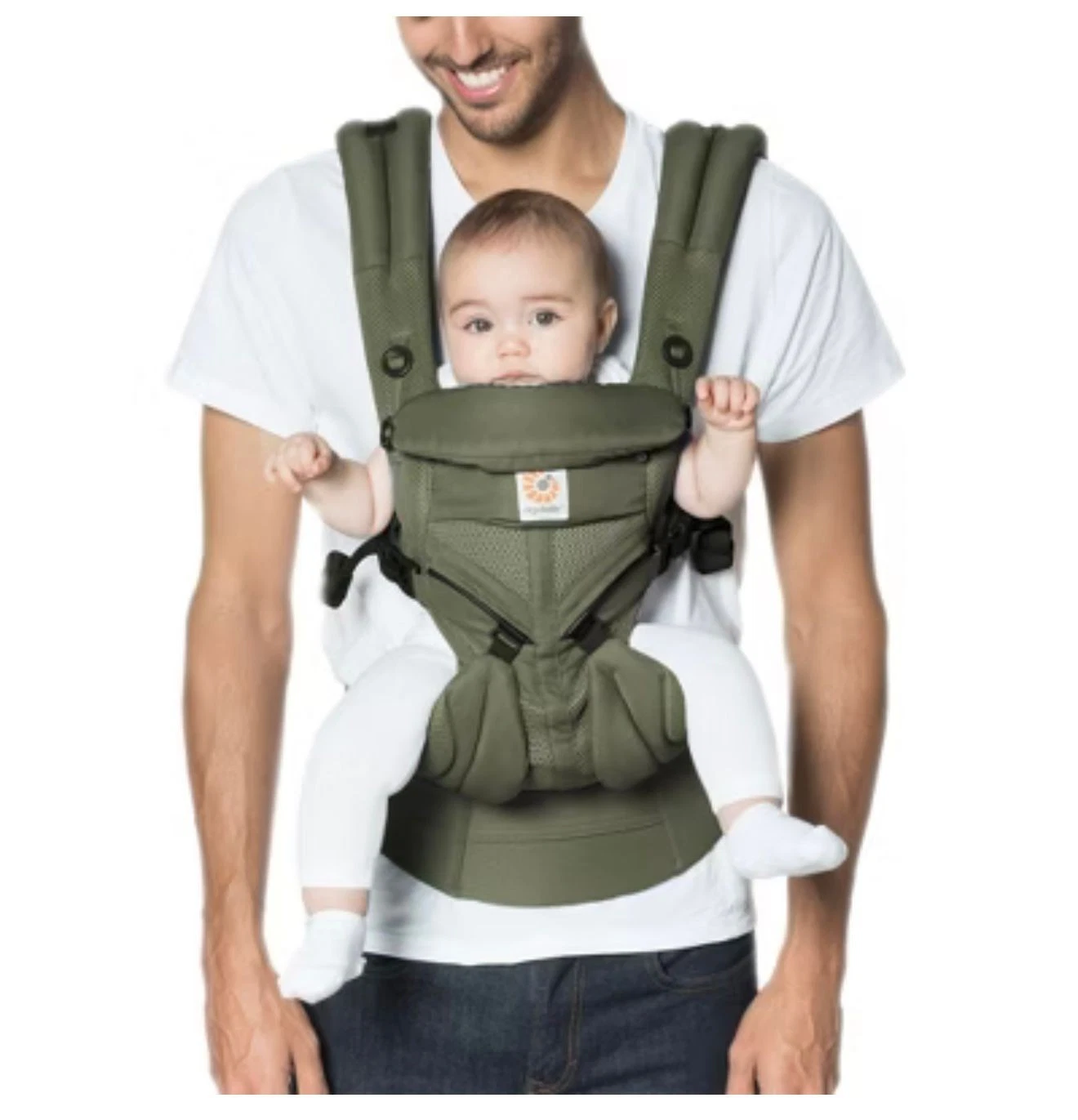 Ergobaby Omni 360 Cool Air Mesh All-Position Carrier 7-45lbs Green