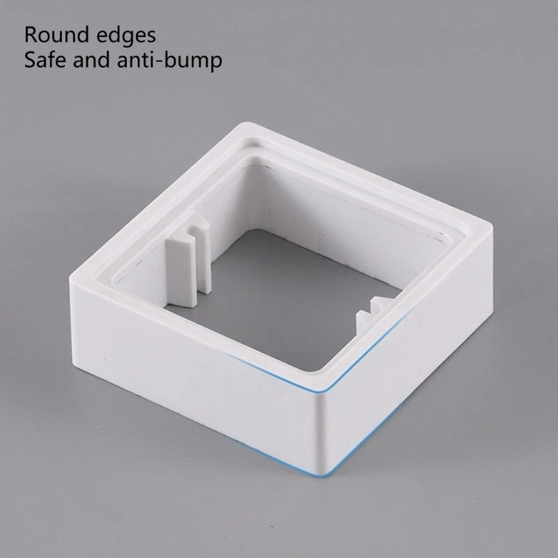 Transparent Switch Socket Single Socket Spacer 20mm Light Switches Cover Plate Single Light ...