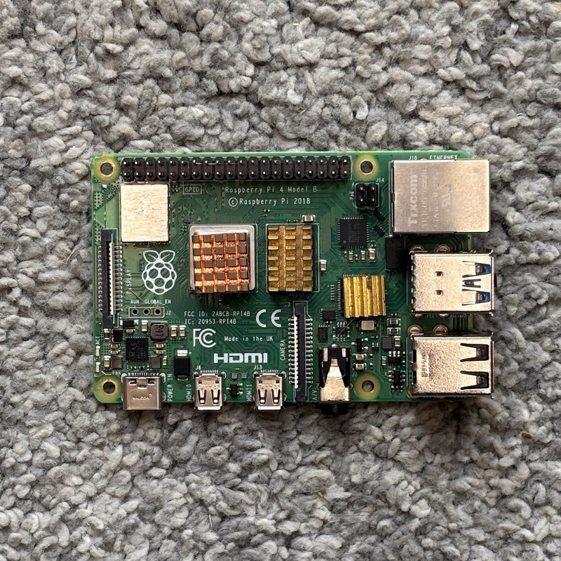 Raspberry Pi 4 Model B Single-Board Computer