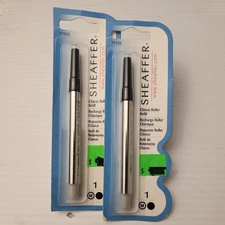 Set of 2 Sheaffer Classic Rollerball Refill Black Medium NEW Sealed Blister Card