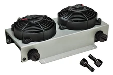 Derale 19 Row Hyper-Cool Dual Cool Remote Fluid Cooler, -6AN