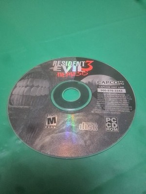 Resident Evil 3: Nemesis (PC CD-ROM Disc, 2000) Disc Only CAPCOM