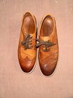 Johnston & Murphy Wingtip Brogue Lace Up Brown Sneakers Men Rubber Sole — photo 1