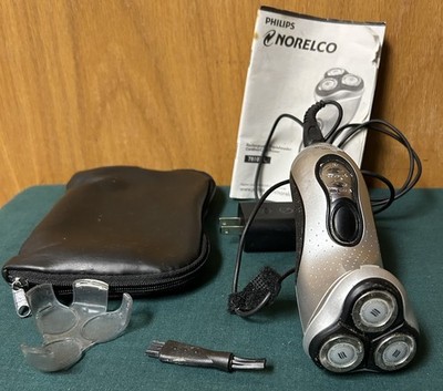 Philips Norelco Rechargeable Mens Shaver 7810XL Razor Built-in Trimmer Set Works