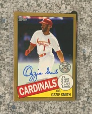 2020 Topps Ozzie Smith Gold  Autograph/50