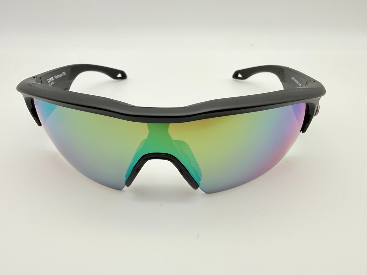 NEW Costa Del Mar PILOTHOUSE PRO Polarized Sunglasses Black/Green
