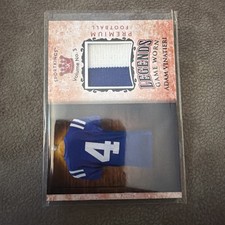 2022 Sportkings Volume 3 Legends Game Worn Materials Black Adam Vinatieri