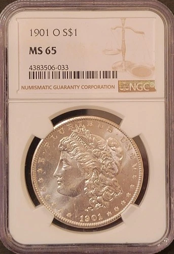 1901-O New Orleans Silver NGC MS 65