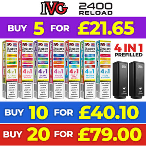 ivg 2400 refill pods bulk buy IVG 2400 4-in-1 Big Puff Pod Kit