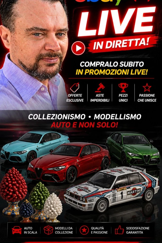 live dedicata al modellismo e al mondo del collezionismo