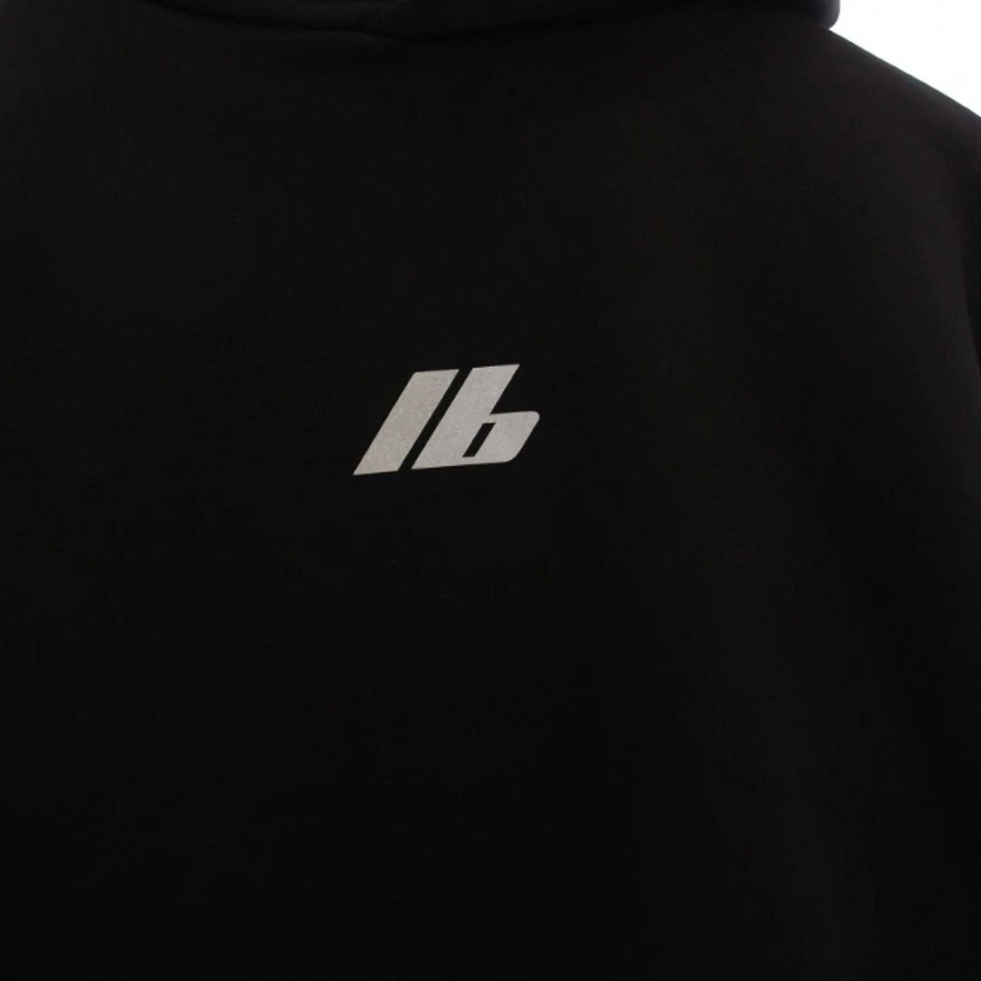 Balenciaga 24AW Felpa con Cappuccio Large Fit Pullover Felpa Manica Lunga Logo 1 S Usata c