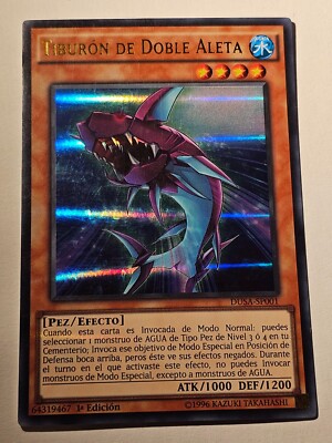 Doppelflossenhai YUGIOH DUSA 2017 ULTRA RARE SPANISCH 1.AUFLAGE NM Y40