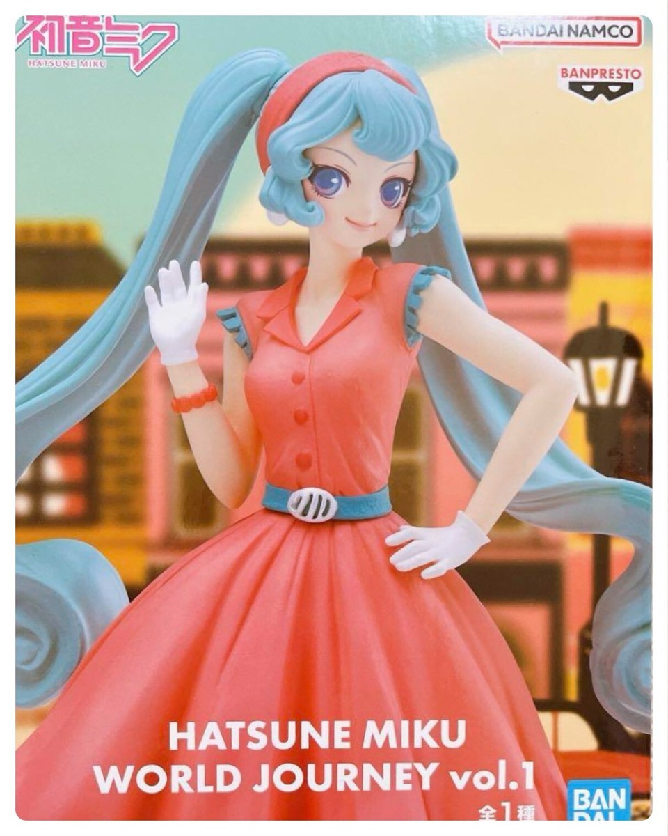 Hatsune Miku Figure WORLD JOURNEY vol.1 American Retro Banpresto