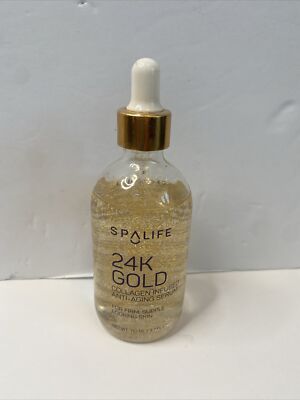 Spa Life 24K gold Collagen Infused Nourishing Serum  3.7 fl oz. Sealed