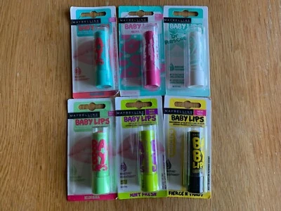 MAYBELLINE NEW YORK Brand New & Sealed MAYBELLINE Baby Lips Moisturising Lip Balm- MAKE YOUR CHOICE