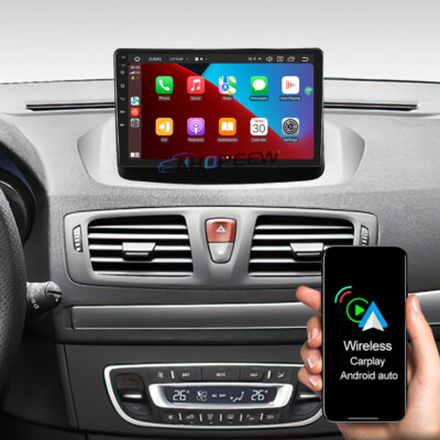 Android 15 Apple CarPlay Autoradio GPS NAVI WIFI Für Renault Megane 3 2008-2014