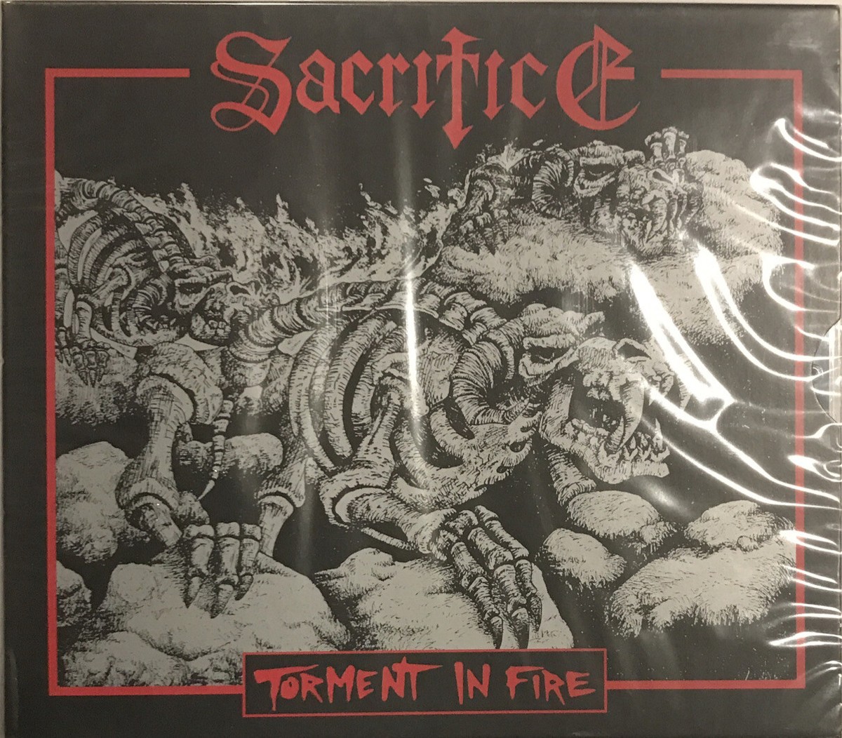 独LP Sacrifice Torment In Fire HRR870 High Roller Records 未開封 /00260 Sacrifice – Torment In Fire LP 2022 High Roller Records