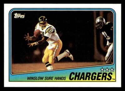 Team Leaders - Kellen Winslow  1988 Topps  Card #203 San Diego Chargers