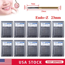 1-10 Dental Endodontic ENDO-Z Tungsten Carbide Burs FG Round Bur High Speed 23mm