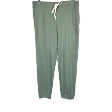 Peace Love World Women's Love Life French Terry Petite Joggers Aqua Verda 1XP Sz