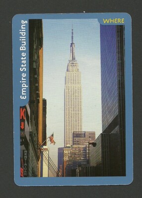 Empire State Building Art Deco skyscraper Manhattan Collector Photo Card