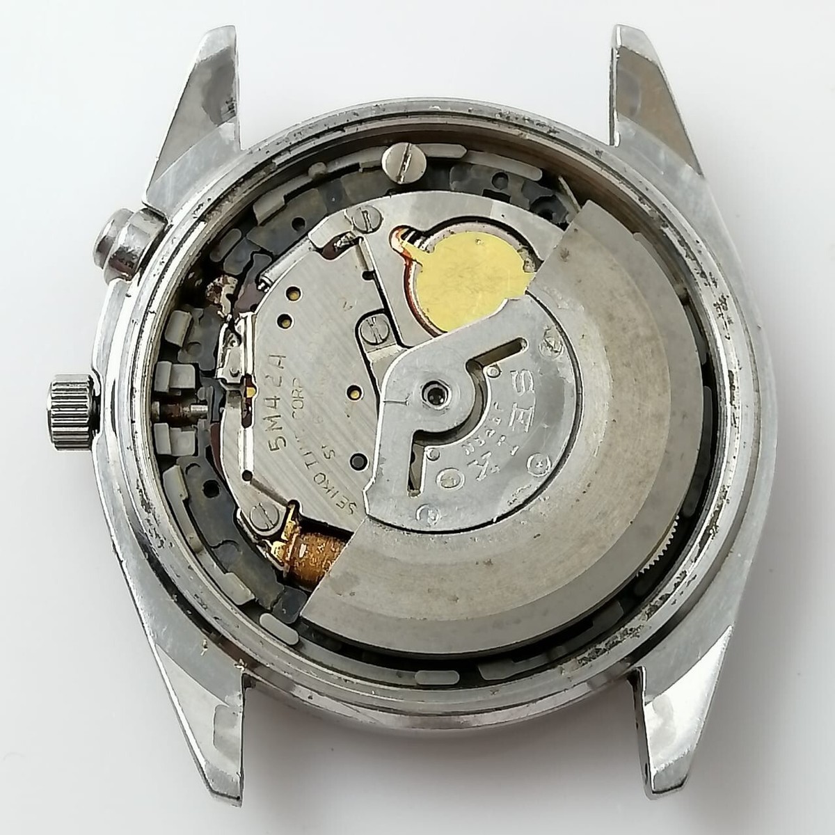 SEIKO セイコーキネティック 5M42-0A30 稼働品 メンズ腕時計 Seiko Kinetic 5M42-0A30 Automatic Vintage Men's Watch For
