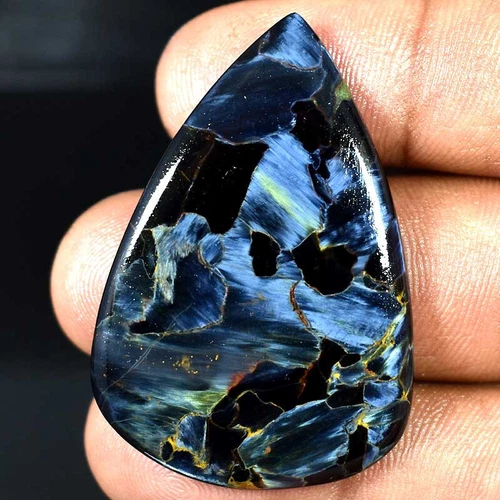 Pietersite Pear Cabochon AAA 100% Natural Loose Gemstones 59.85Cts.