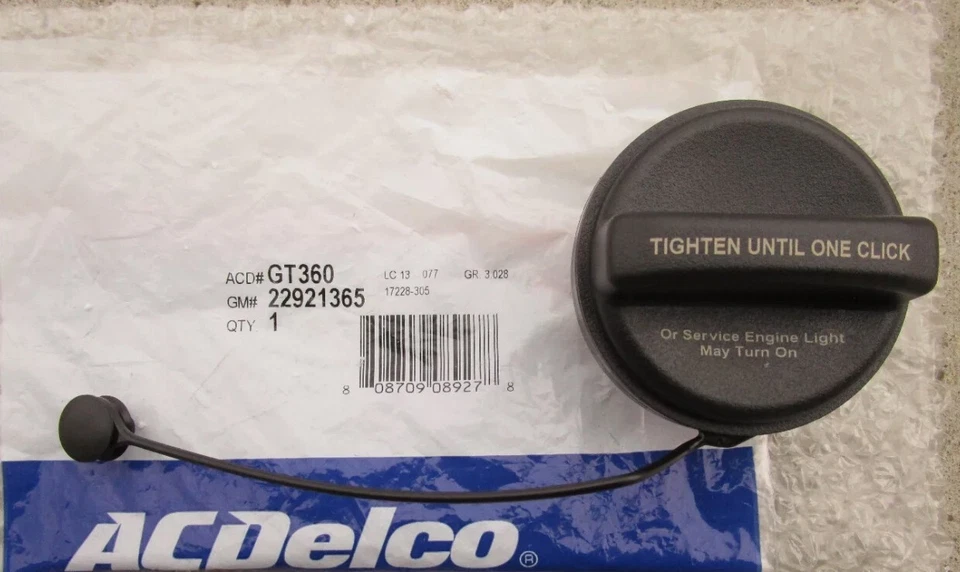 1 tapa de llenado del tanque de combustible GM OEM para Cadillac Chevrolet GMC 22921365 Foto 3 de 4