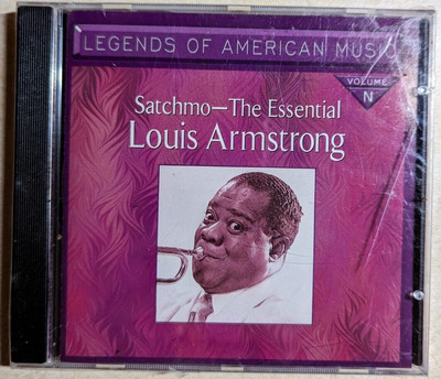 Satchmo The Essential Louis Armstrong CD Jazz Cracked New Sealed! Fast Shipping!