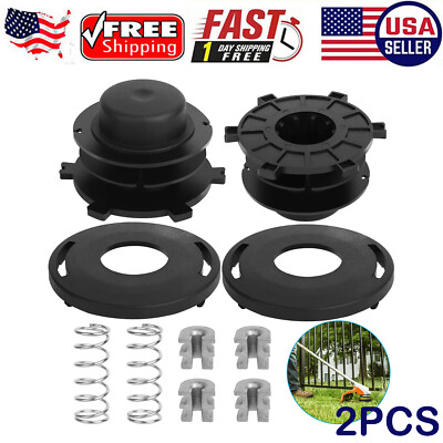 2PCS Trimmer Head Spool Kit For Stihl 25-2 FS 44 55 70 80 83 85 90 RX110/120/130