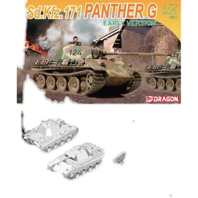 Dragon 7205 1/72 Sd.Kfz.171 Panther G Early Version Model Kit | eBay